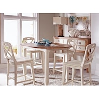 5 Piece Counter Height Dining Set