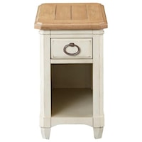 Two Tone Chair Side Table