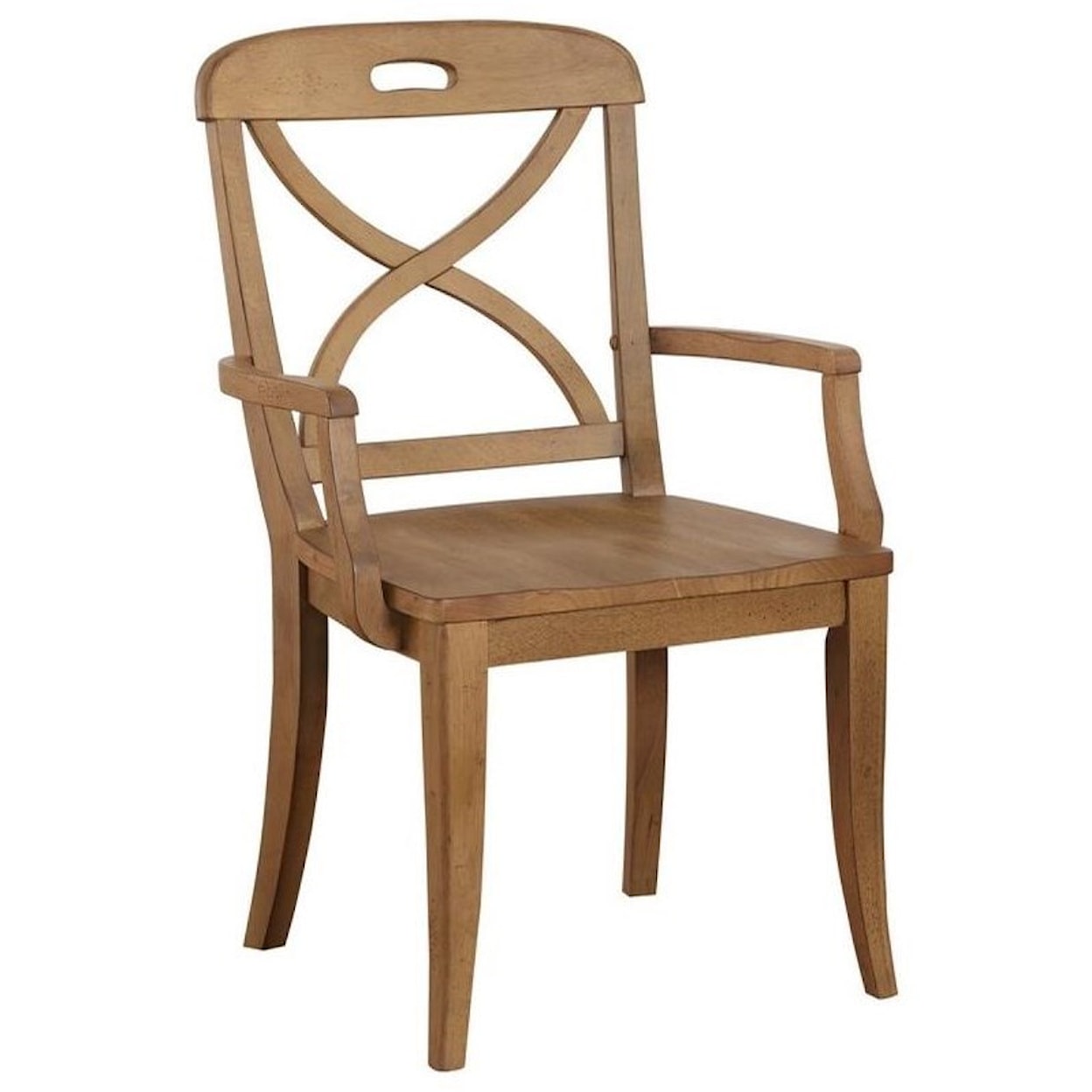 Panama Jack by Palmetto Home Millbrook X Back Dining Arm Chair