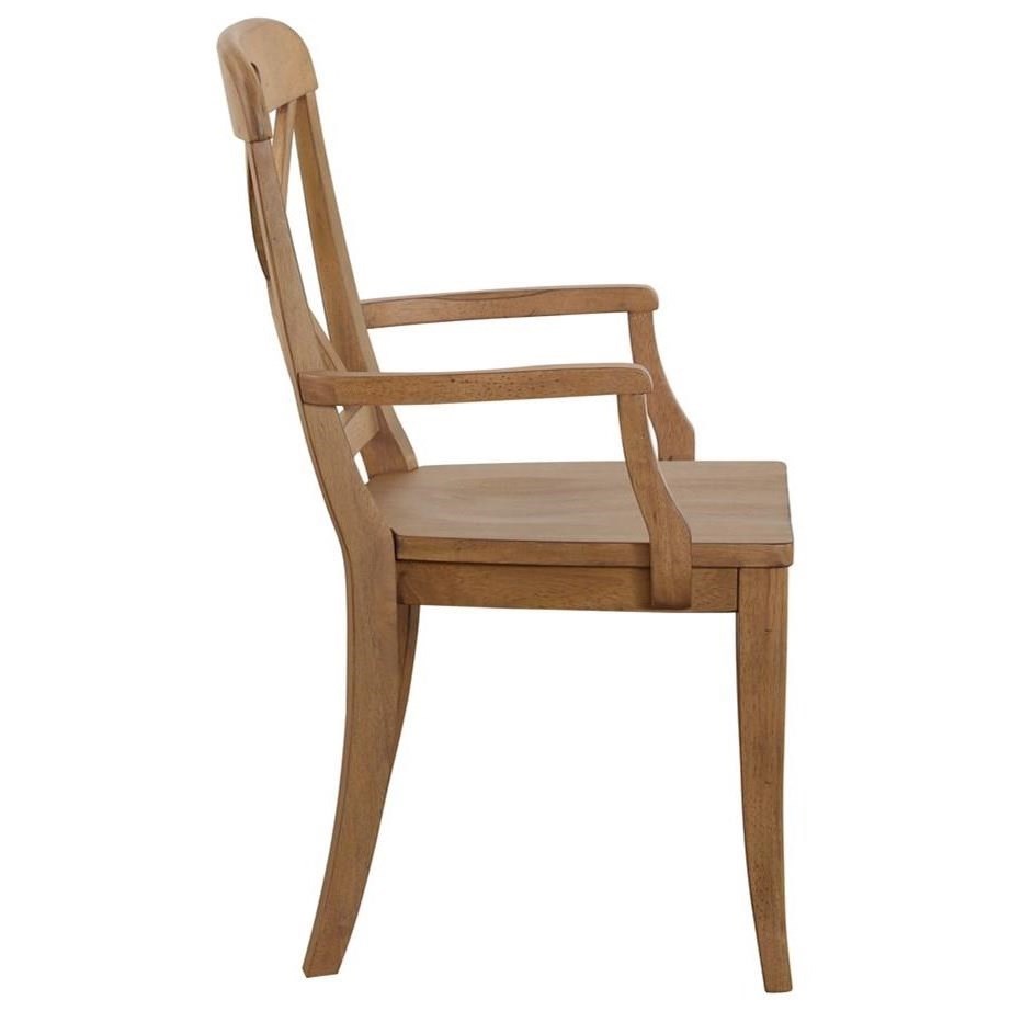 X Back Dining Arm Chair