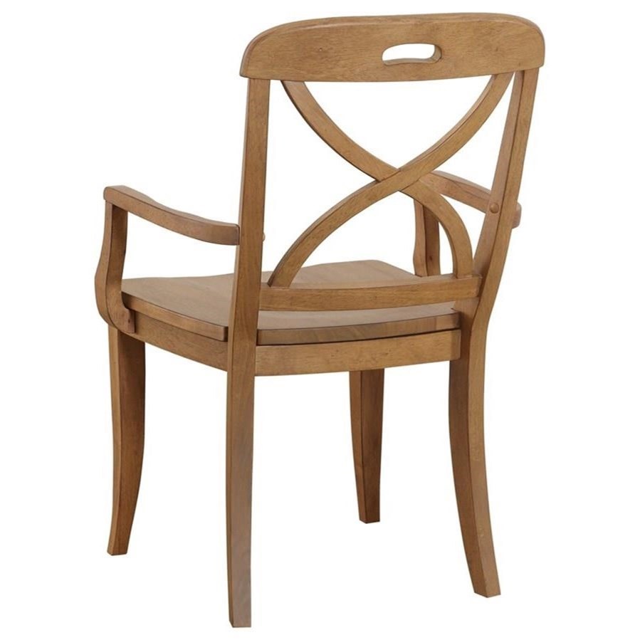 X Back Dining Arm Chair
