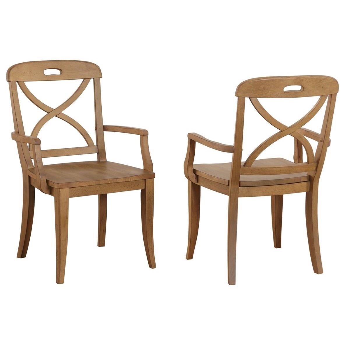 X Back Dining Arm Chair