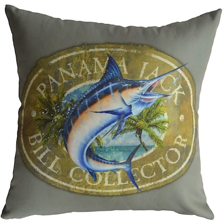 Bill Collector Throw Pillow