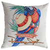 Pelican Reef Panama Jack Pillows and Ottomans Parrot Throw Pillow