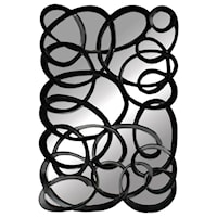 Black Interlaced Mirror