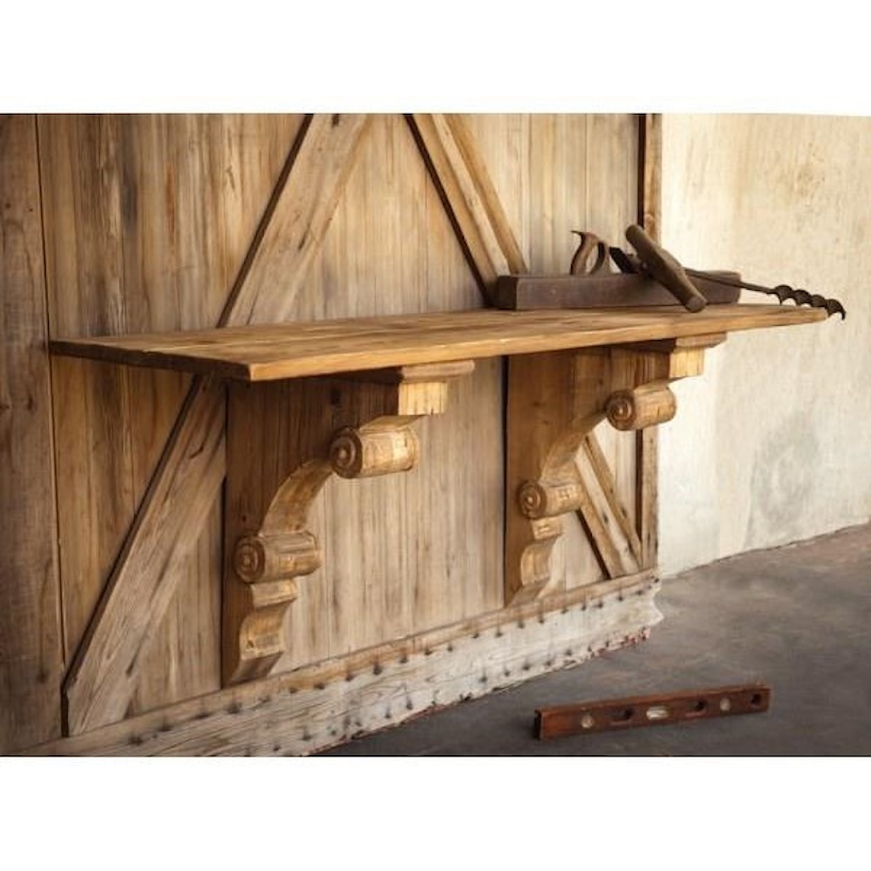 Park Hill Collection SDF Wooden Bracket Console