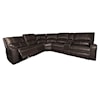 Parker House Alta Alta  Leather Match Power Sectional