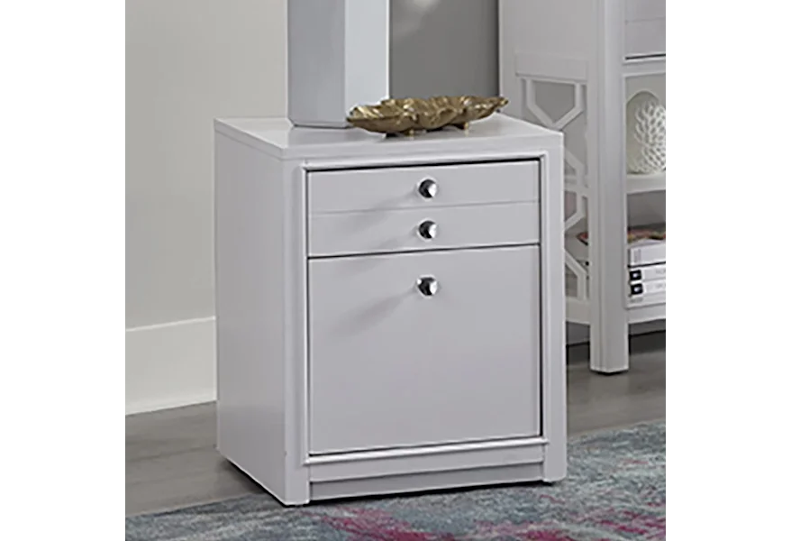 Ardent Rolling File Cabinet by Parker House at Fashion Furniture