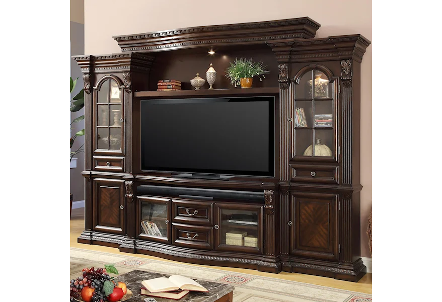 Bella Collection Entertainment Center by Parker House at Pilgrim Furniture City
