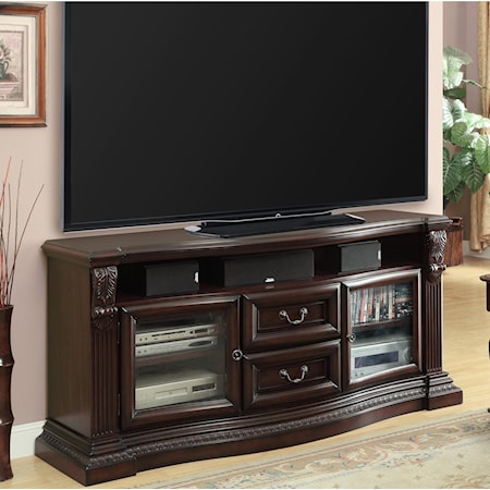 TV Console with 2 Drawers and 2 Doors