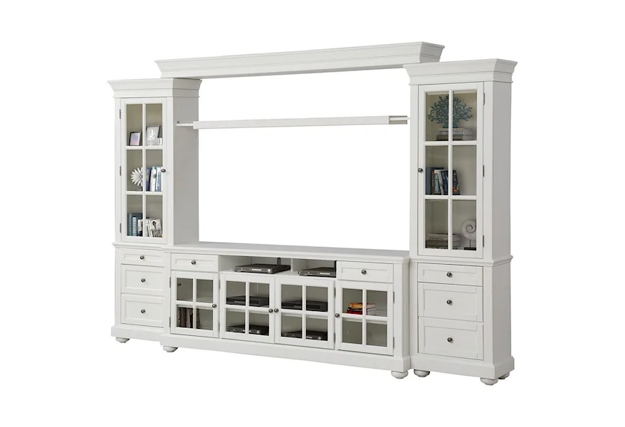 Cape Cod 3 Piece Entertainment Wall by Parker House at Pilgrim Furniture City