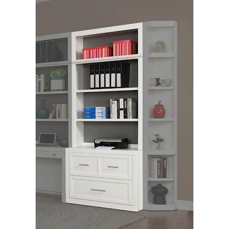Lateral File and Hutch Set