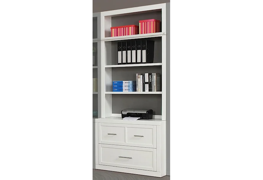 Catalina Lateral File and Hutch by Parker House at Pilgrim Furniture City