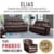 Parker House Elias Power Reclining Leather-Match Sofa and Loveseat with FREEBIE Recliner!