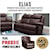 Parker House Elias Leather Match Reclining Loveseat with Freebie Recliner!