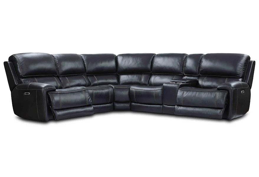 Empire SIX PIECE POWER SECTIONAL by Parker House at Johnny Janosik