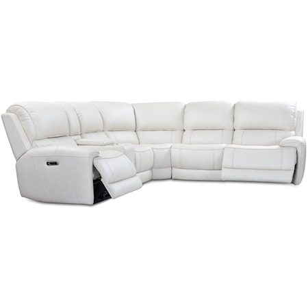 SIX PIECE POWER SECTIONAL