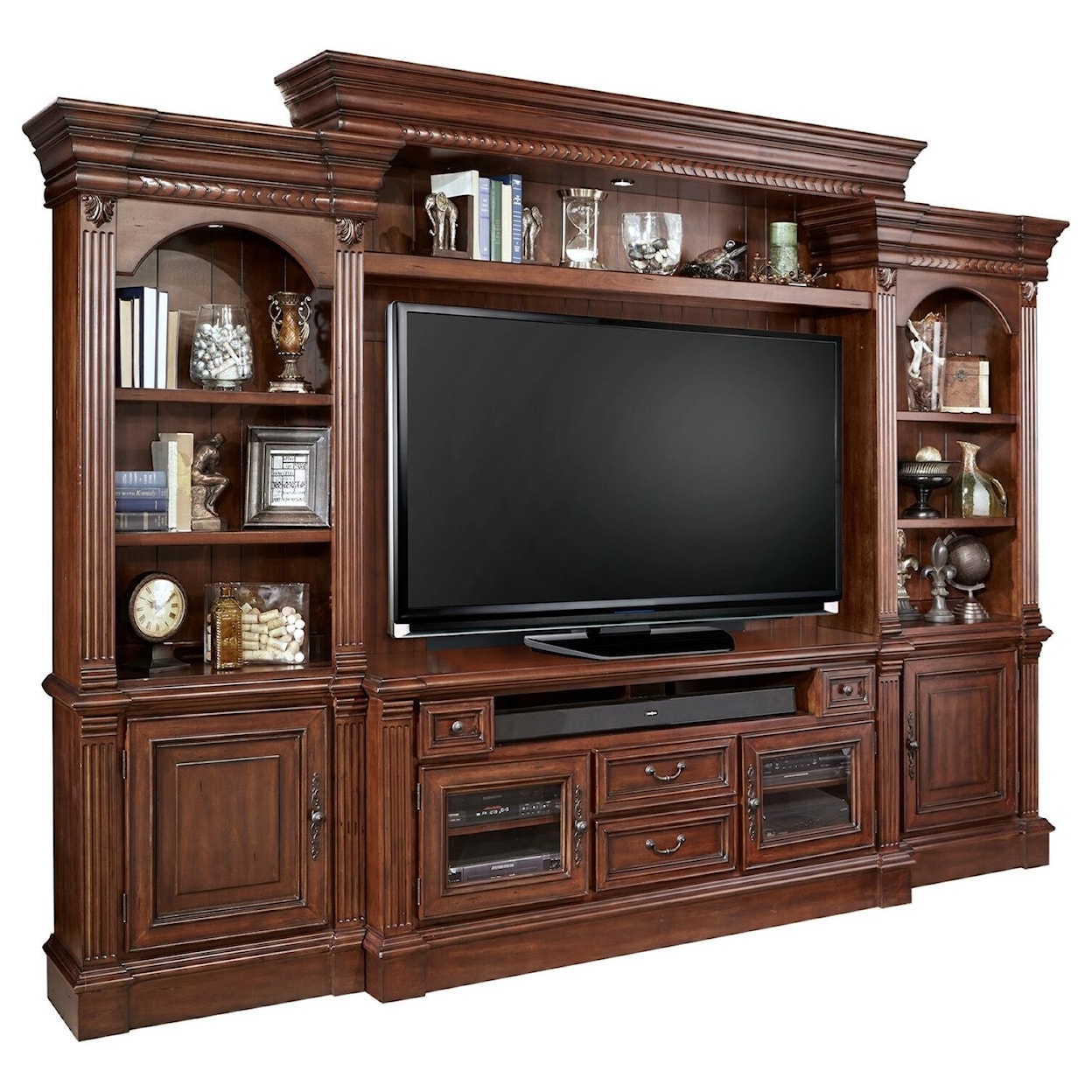 Parker House Franklin 4 Piece Entertainment Wall