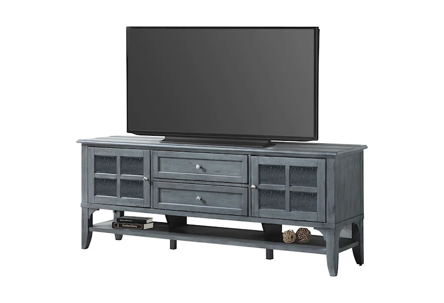 Highland 76 in. TV Console by Paramount Furniture at Reeds Furniture