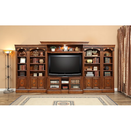 Large Bookcase Entertainment Center 