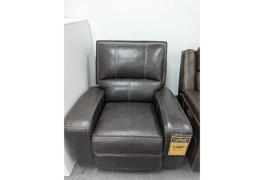 Last One Recliner Last One! Leather Recliner with Power by Parker House at Morris Home