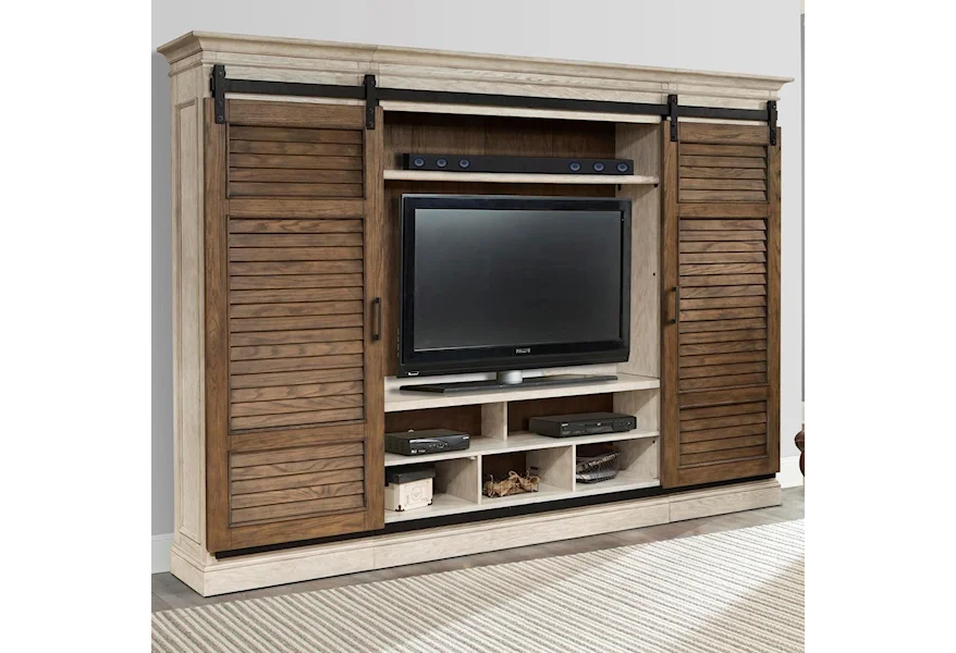 Savannah Entertainment Wall by Parker House at Westrich Furniture & Appliances