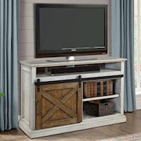 55" TV Console with Sliding Door