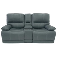 Power Reclining Console Loveseat with Power Headrest