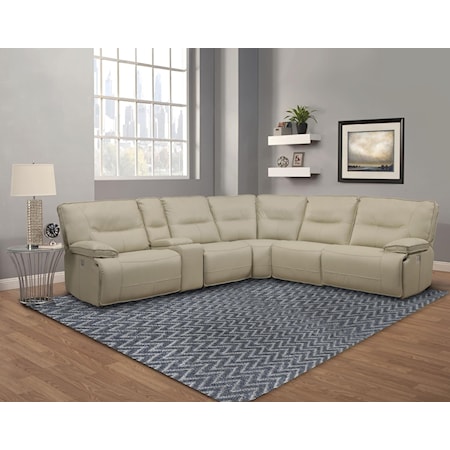 6 PC Power Sectional