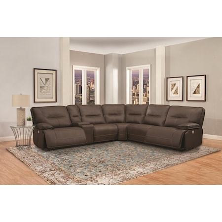6 PC Power Sectional