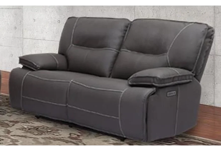Spartan - Spartan Power Reclining Loveseat by Parker House at Morris Home
