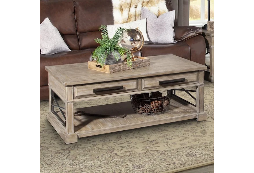 Sundance Cocktail Table by Parker House at Galleria Furniture, Inc.