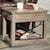 Parker House Sundance Transitional 1-Drawer Chairside Table with Outlet and USB Ports