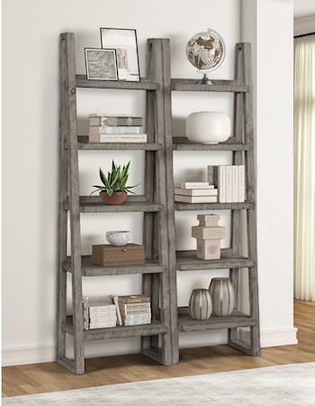 Pair of Etagere Bookcases