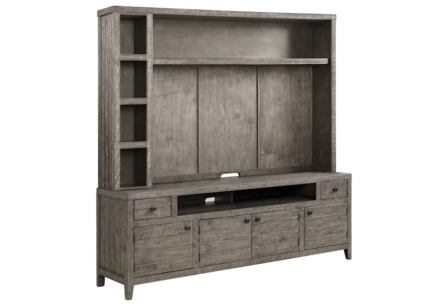 Tempe TV Console with Hutch and Back Panel by Parker House at Galleria Furniture, Inc.