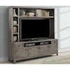Paramount Furniture Tempe TV Console with Hutch and Back Panel