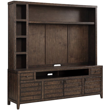 Eliza 84 in. TV Console with Hutch 