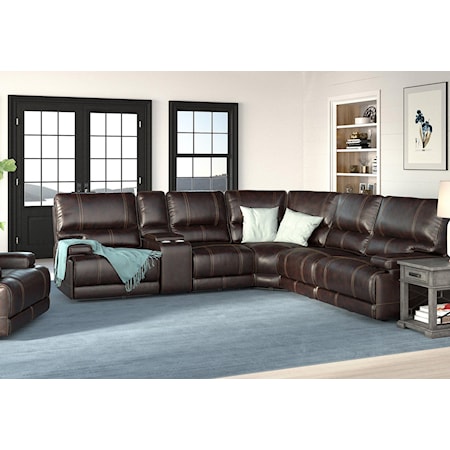6 Piece Power Cordless Sectional