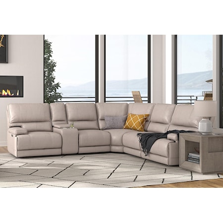 6 Piece Power Cordless Sectional