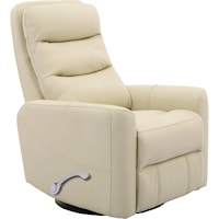 Contemporary Swivel Glider Recliner with Articulating Headrest