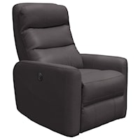 Contemporary Power Swivel Recliner with Articulating Headrest