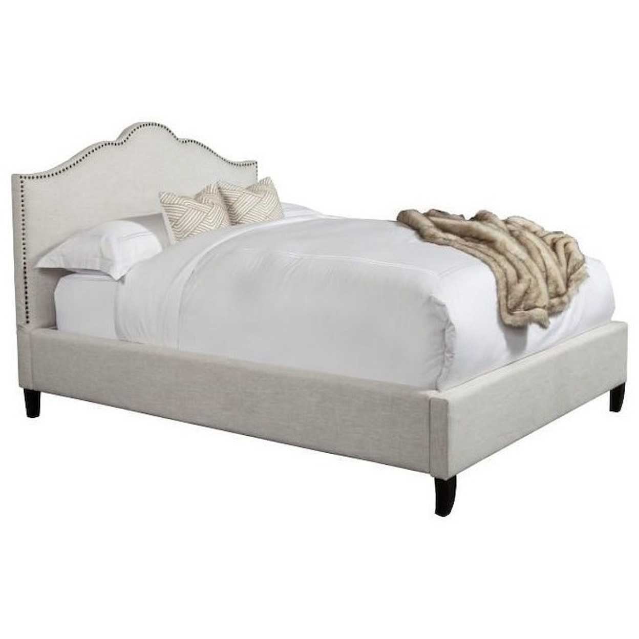 Paramount Living Jamie King Upholstered Bed