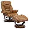 Paramount Living Monarch Swivel Recliner & Ottoman