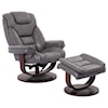 Carolina Living Monarch Swivel Recliner & Ottoman