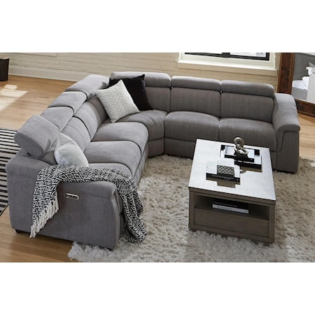 5pc Power Sectional