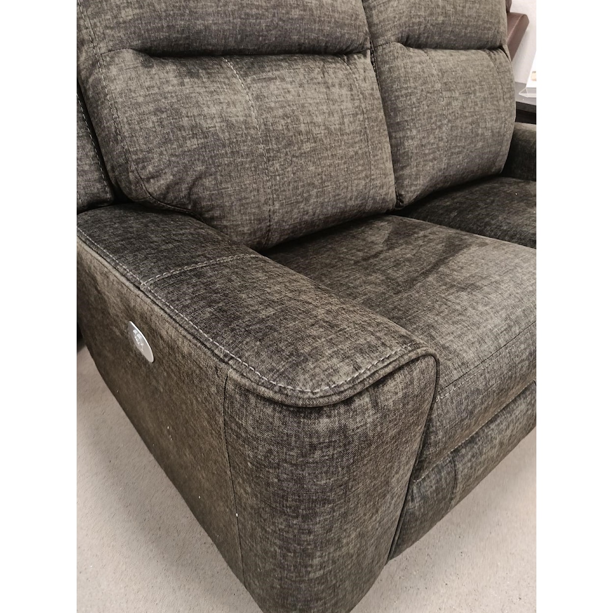 PH Parthenon-DarkGrey Power Sofa - head and foot