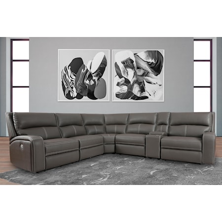 Power Reclining Sectional with Zero Gravity