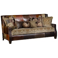 Contemporary Sofa with Traditional Styled Details