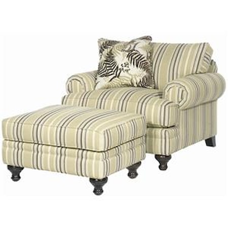 Chair & Ottoman Set