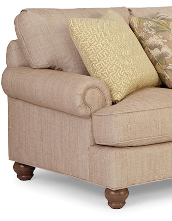 Customizable 2 Pc Sectional Sofa w/ RAF Love